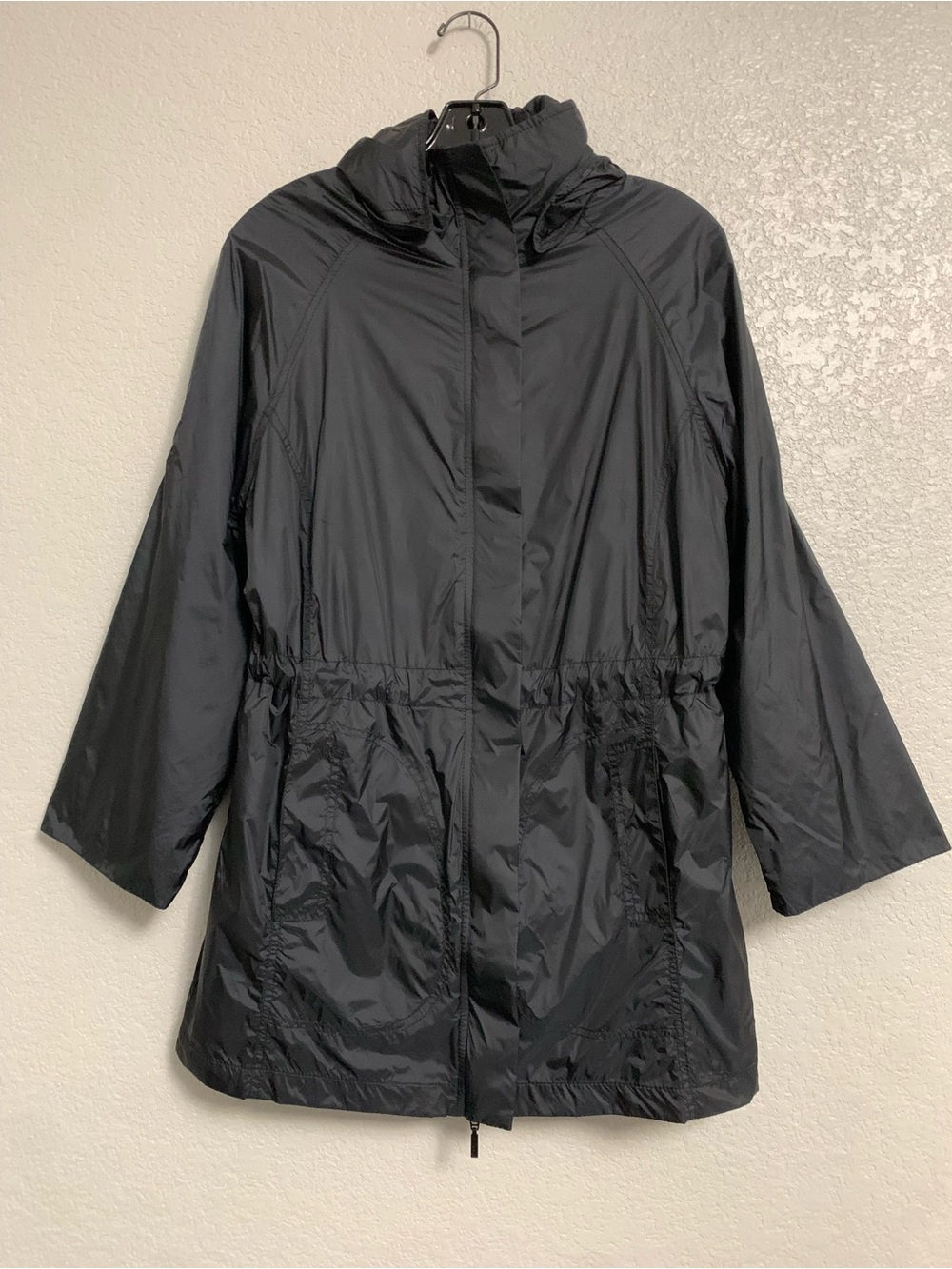 Anatomie Ramona Windbreaker Jacket Womens XS Pockets Zip Luxury Travel Black - Picture 3 of 15